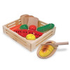Drewniane jedzenie do nauki krojenia Melissa and Doug