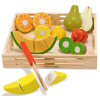 Drewniane jedzenie do nauki krojenia Melissa and Doug