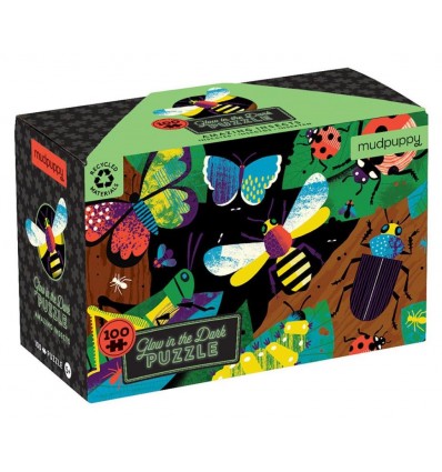 Puzzle świecące Owady 100 el. Mudpuppy 5+