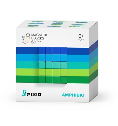 Klocki magnetyczne Pixio 60 el.Amphibio Abstract Series