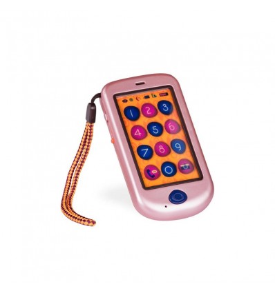 HI Phone Metallic Rose Gold Różowe Złoto dziecięcy telefon smartfon dotykowy, który oddzwania B.Toys