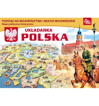 Układanka edukacyjna Polska
