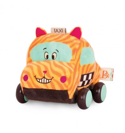 Pluszowe autko z napędem - kotek B.Softies Wheeee-Is!Cabby Cat B.Toys