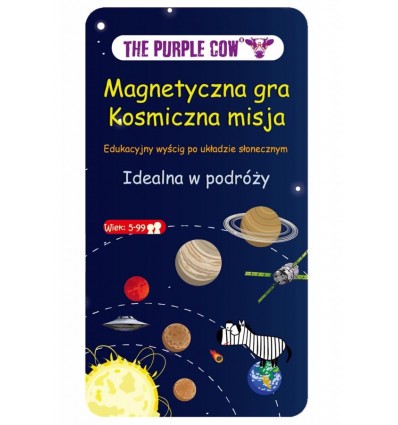Kosmiczna Misja Podróżna gra magnetyczna The Purple Cow