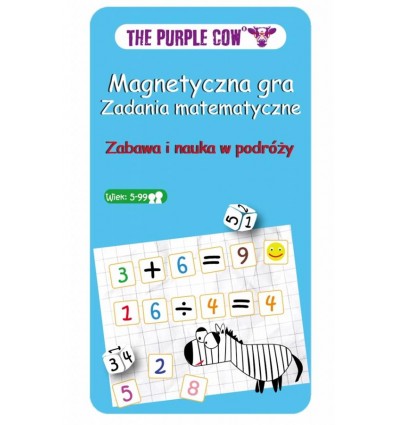 Zadania Matematyczne Podróżna gra magnetyczna The Purple Cow