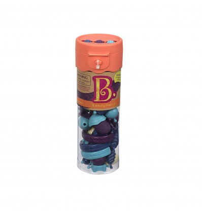 B.eauty Pops zestaw koraliki do biżuterii dla dzieci 50 elementów - zakrętka mango B.Toys