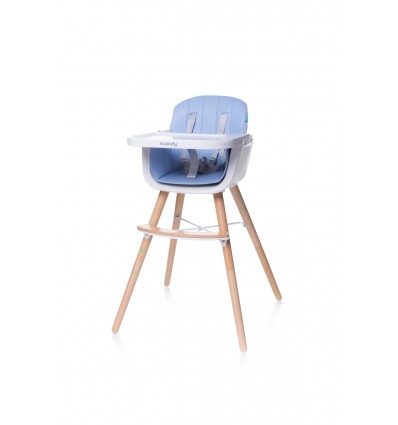 Krzesełko dziecięce Scandy Blue Niebieski 4BABY
