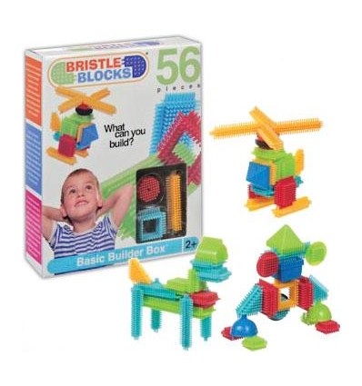 Klocki Jeżyki 56 elementów w pudełku B.Toys