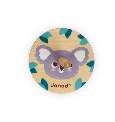 Drewniany Bączek koala zabawka kieszonkowa Janod
