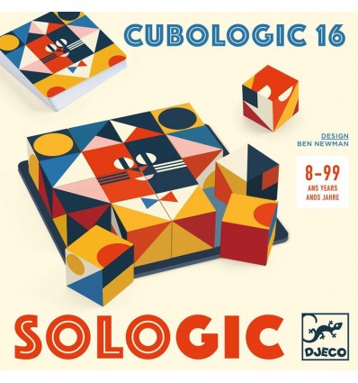 Cubologic układanka logiczna 16 elementów Djeco 8+