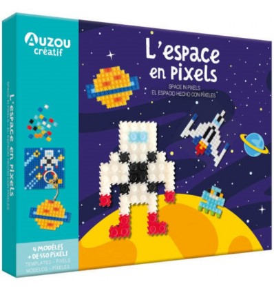 Pixele Kosmos zestaw kreatywny Auzou 5+
