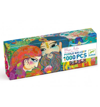 Magiczne Indie puzzle 1000 el. Djeco 9+
