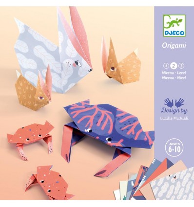 Origami Family 28 arkuszy Djeco 6+
