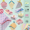 Pudełeczka origami z naklejkami 24 sztuk Djeco 7+