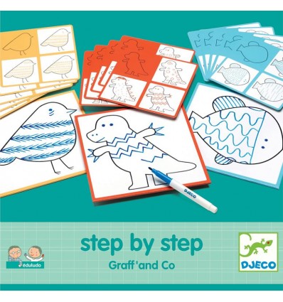 Nauka rysowania krok po kroku GraFF Djeco