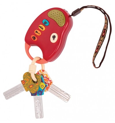 Zestaw kluczy FunKeys z pilotem czerwony B.Toys