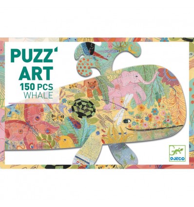 Puzzle artystyczne Wieloryb Djeco 6+