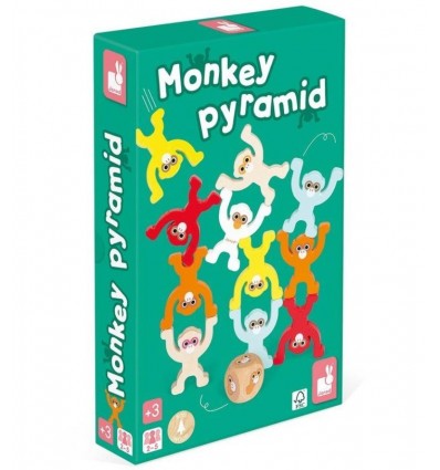 Małpia Piramida gra zręcznościowa Janod 3+