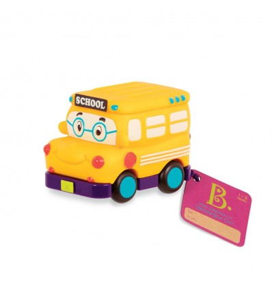 Miękkie autko ŻÓŁTY AUTOBUS Yellow Bus Gus B.Toys