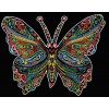 Motyl Kolorowanka welwetowa 47 x 35 cm