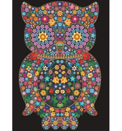 Sowa Kolorowanka welwetowa 47 x 35 cm