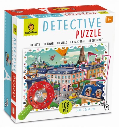 Miasto puzzle - gra detektywistyczna Ludattica 5+