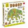Las drewniane puzzle konturowe Ludattica 5+