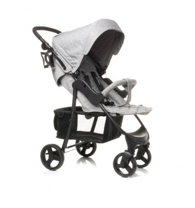Tani ale wysokiej jakości wózek spacerowy 4BABY Rapid 2018 Dark Grey