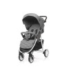Tani ale wysokiej jakości wózek spacerowy 4BABY Rapid 2018 Dark Grey