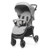 Tani ale wysokiej jakości wózek spacerowy 4BABY Rapid 2018 Light Grey