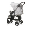 Tani ale wysokiej jakości wózek spacerowy 4BABY Rapid 2018 Light Grey