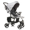 Tani ale wysokiej jakości wózek spacerowy 4BABY Rapid 2018 Light Grey