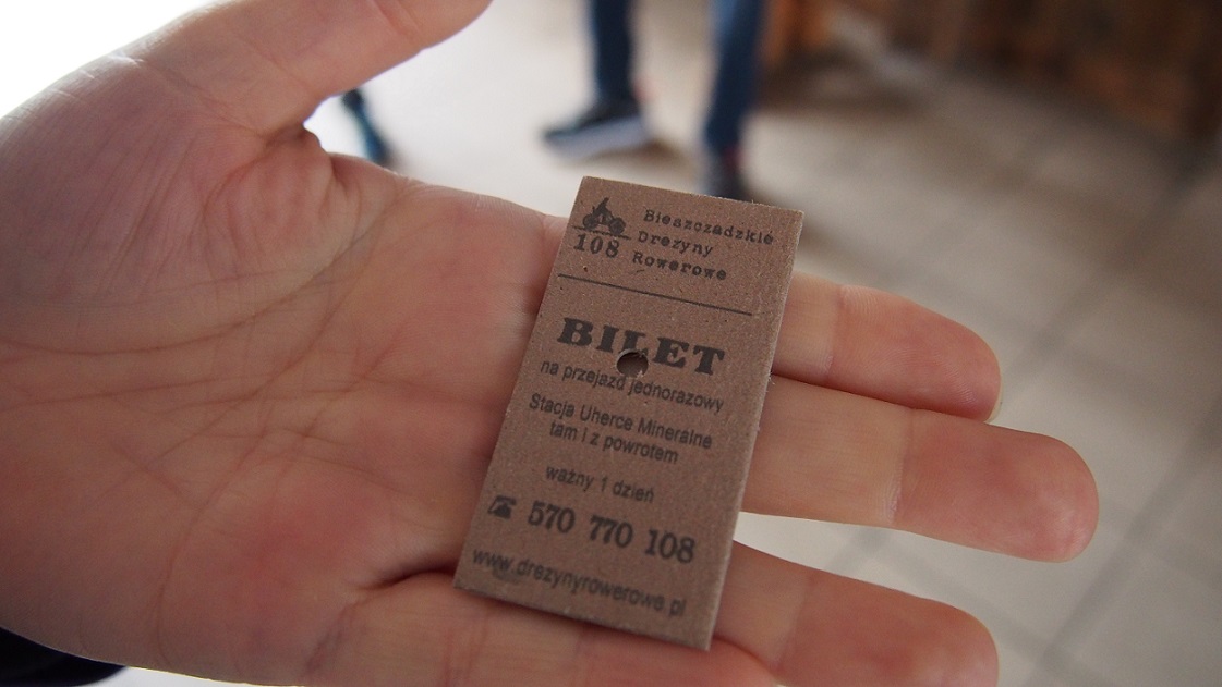 Bilet Bieszczadzkie Drezyny Rowerowe
