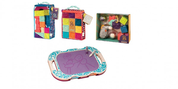 Dostawa B.Toys - Nowe wersje miękkich klocków